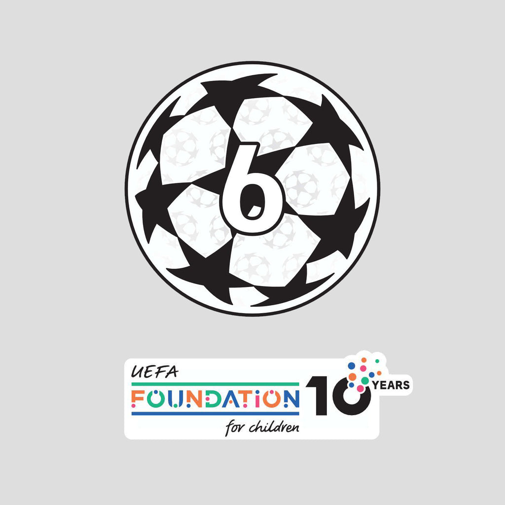 UCL Times Winners Badge Set Junior