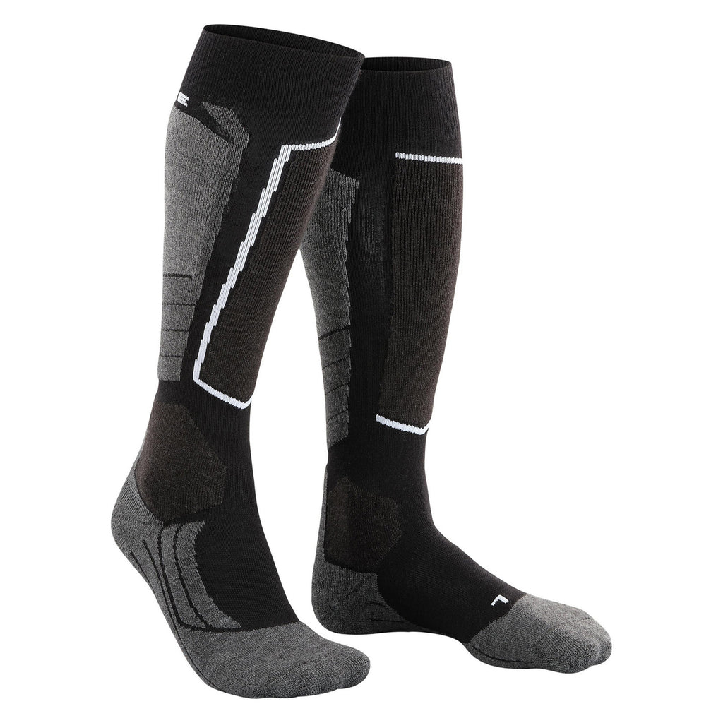 Falke SK2 Skiing Knee High Socks Men in Black Mix Greaves Sports