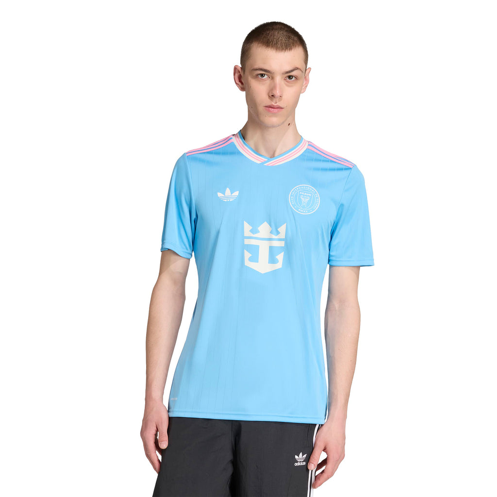ウェア adidas Men's Inter Miami T-Shirt M adidas Inter Miami CF 2023-24 Men's Short Sleeve Club Icon Tee