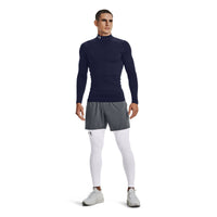Under Armour ColdGear Armour Comp Mock Top in navy.