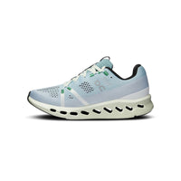 ON Cloudsurfer Women's running shoes in Mineral/Aloe.