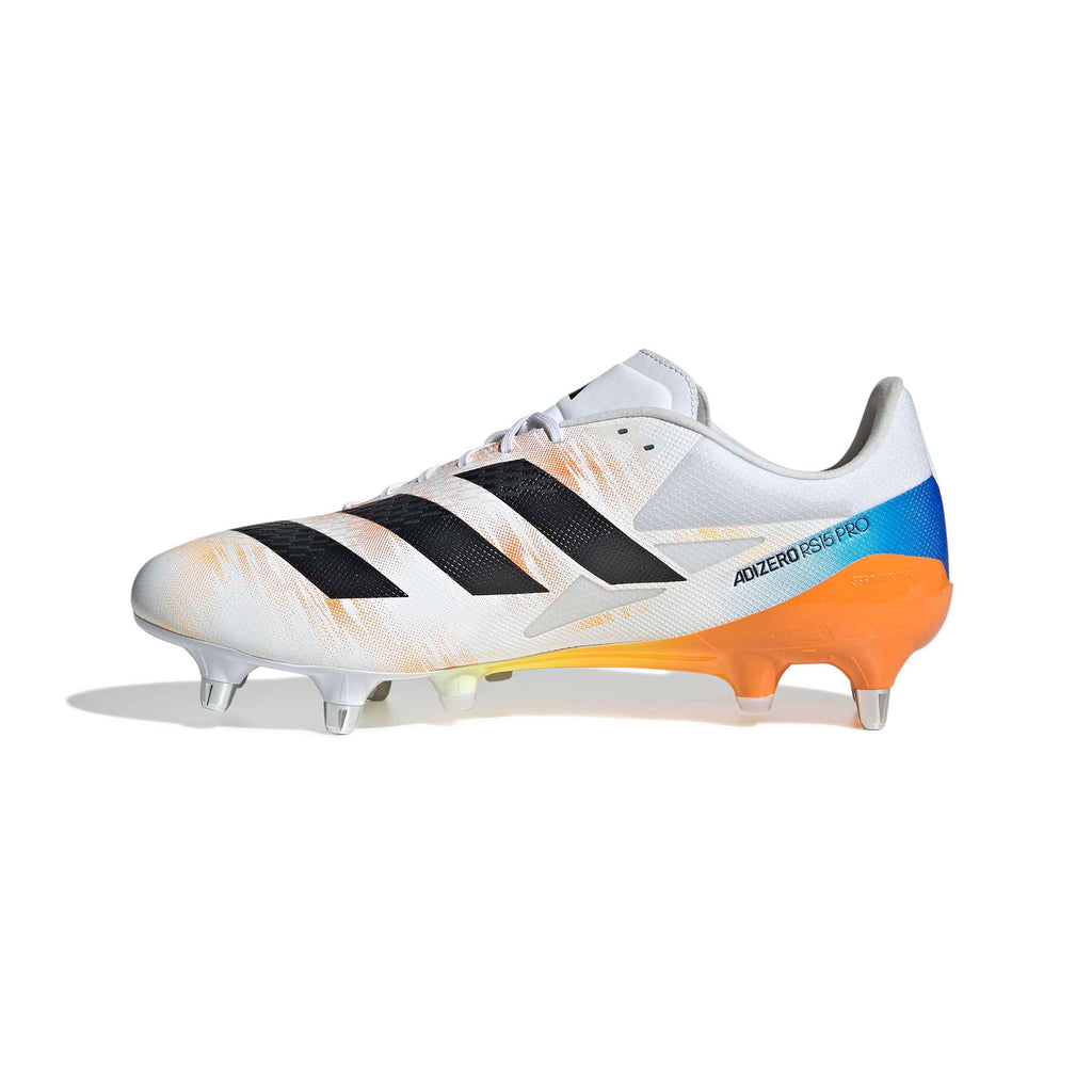 adidas Adizero RS15 Pro SG White/Black/Tangerine – Greaves Sports
