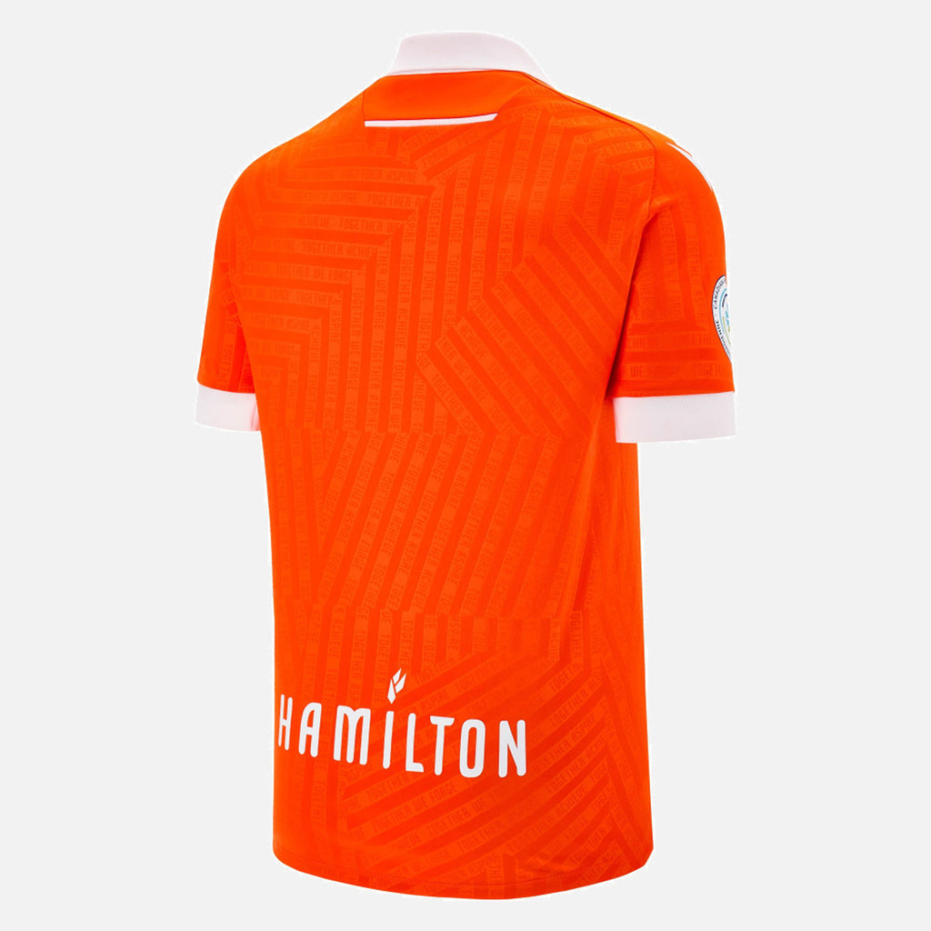 Maillot Diadora Farum Boldklub – #11, Rouge/Orange, Taille S – Homme – Occasion