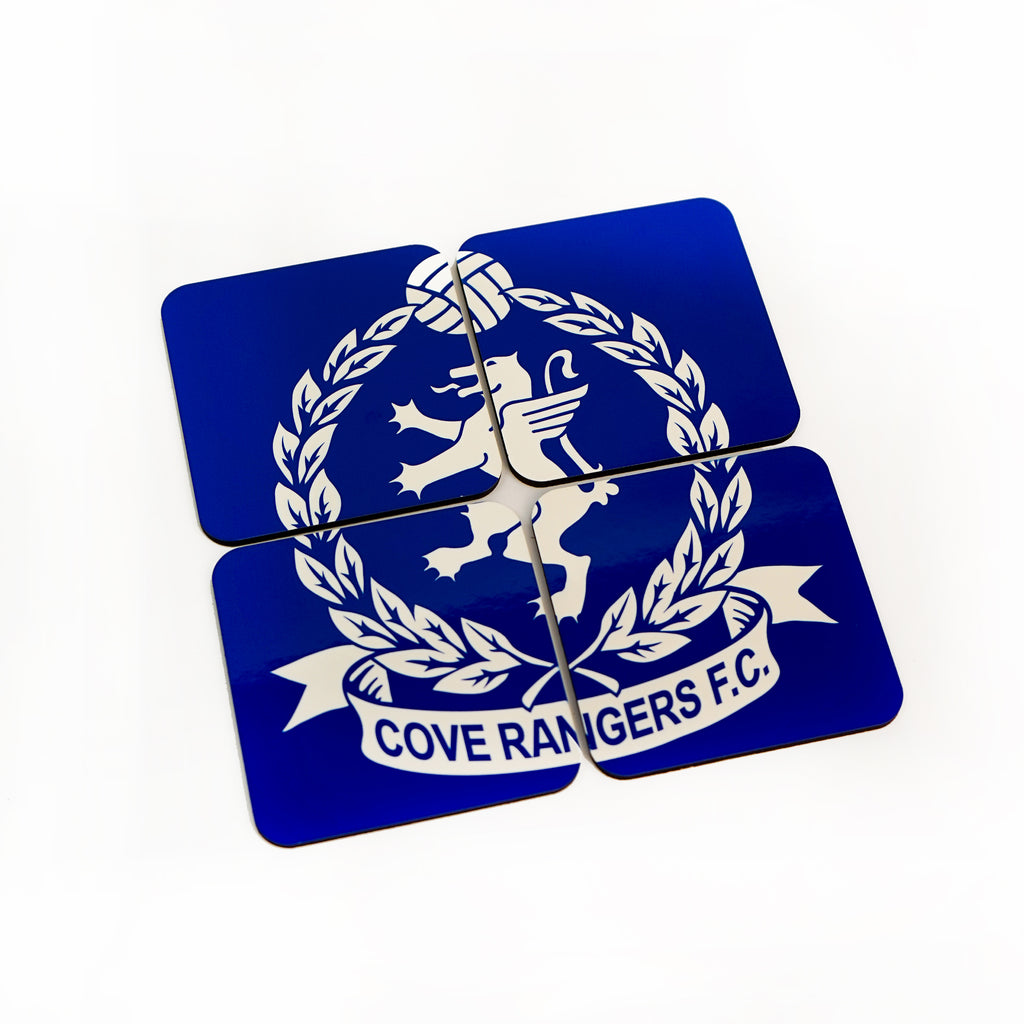 COVE RANGERS COASTERS (4 PACK) COVE RANGERS MERCH Greaves Sports