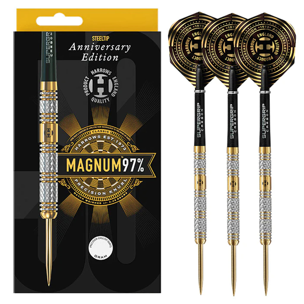 Harrows Darts Magnum 97 Tungsten Darts 23g/25g Greaves Sports