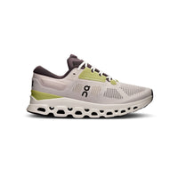 ON Cloudstratus 3 running shoes in Pear/Ivory.