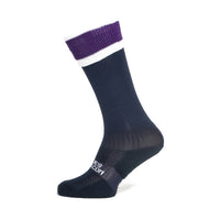 Purple Hoop Top Sock