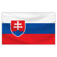 SLOVAKIA 5FT FLAG
