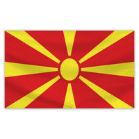 NORTH MACEDONIA 5FT FLAG