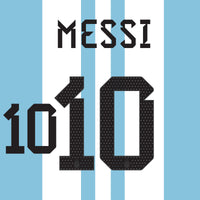 JNR - MESSI 10 (OFFICIAL PRINT) WC22 ARGENTINA HOME