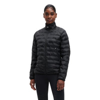 ON Women's switch jacket in black and white.