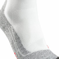 FALKE RU3 men's running socks in white.