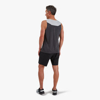 On Running Hybrid shorts in black.