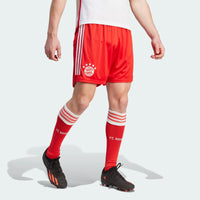 adult 23/24 Bayern Munich home kit shorts from adidas - red