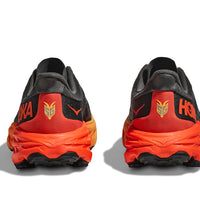 HOKA Speedgoat 5 running shoes in Castlerock/flame red.