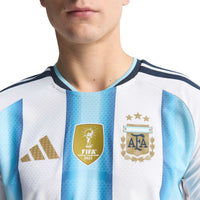 Argentina 26 Home Authentic L/S Football Shirt