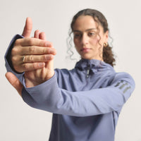 Own The Run Winterized Hooded 1/2 Zip Jacket - Womens