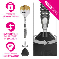Redux 02 90% Tungsten - Swiss Point Steel Tip Darts