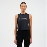 Technical Cropped Tank Women's
