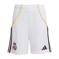 Real Madrid 25/26 Home Football Shorts Jnr