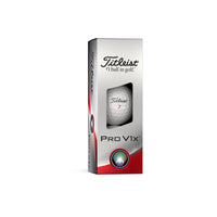Titelist Pro V1x 2023 golf balls (white). Boxes contain a dozen balls