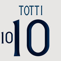 ADULT - TOTTI 10 (OFFICIAL PRINT) ITALY 23 AWAY