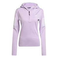 Own The Run Winterized Hooded 1/2 Zip Jacket - Womens