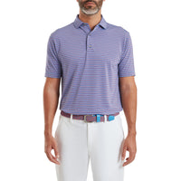 Shadow Stripe Lisle Polo Shirt