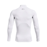 Under Armour ColdGear Armour Comp Mock Top in white.