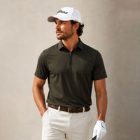 RLX Tailored Fit Performance Zip Jersey Polo Shirt