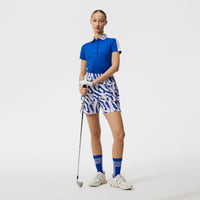 J.Lindeberg Tilda Women's Golf Polo in Surf Blue