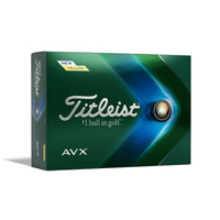 Titleist AVX 2022 Golf Ball 12 pack in yellow.