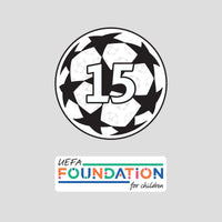 Real Madrid - UCL 15 Times Winners Badge Set - Junior
