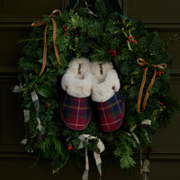 Claudia Women's Tartan Mule Slippers