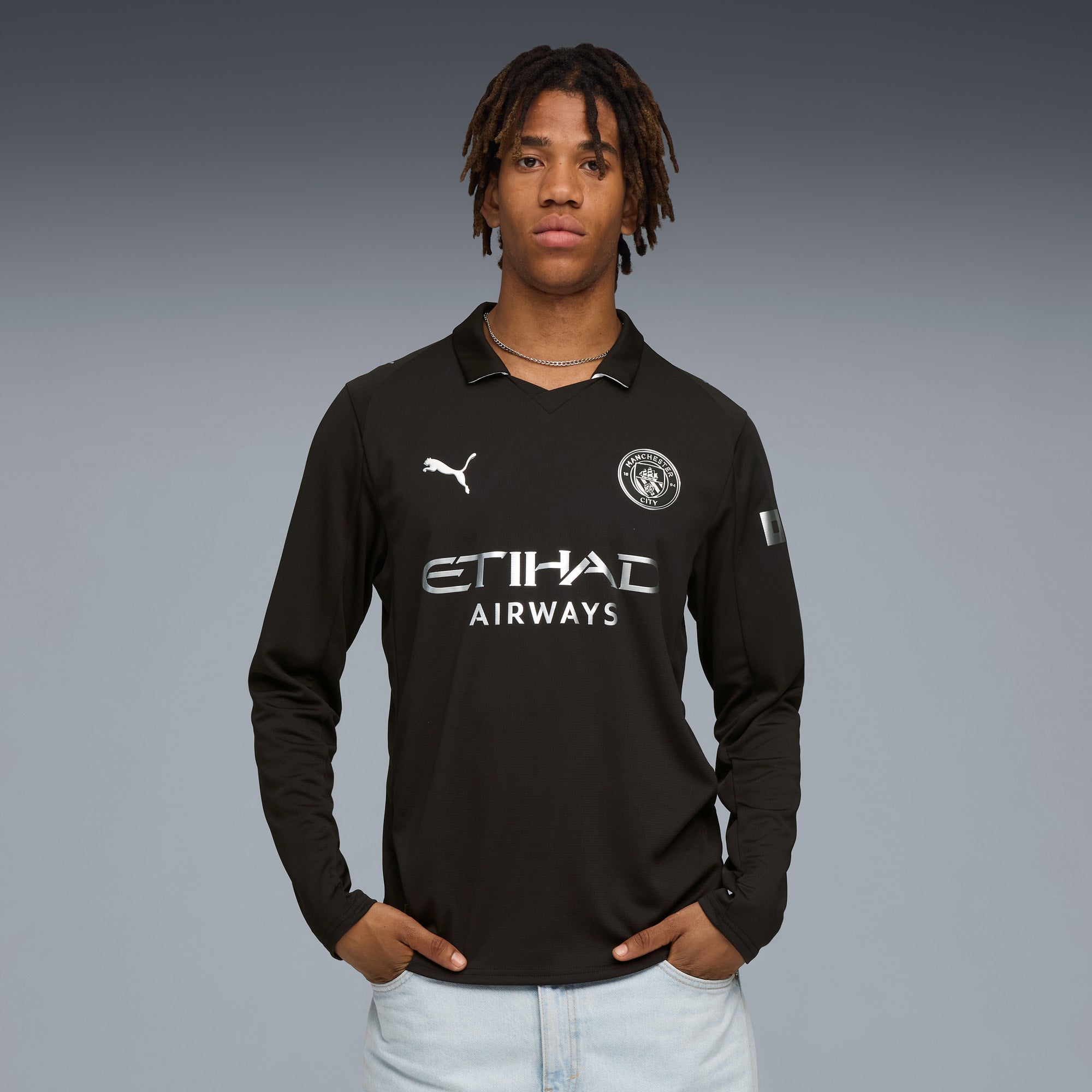 Puma Man City 25/26 Away L/S Football Shirt | Order Online