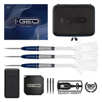 Geo 02 Torpedo 90% Quick Point Darts - Steel Tip Darts