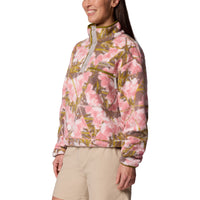 Women's Helvetia II Cropped Sherpa 1/2 Snap Printed Fleece