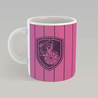 Falkirk Pink Highlander Pinstripe Mug