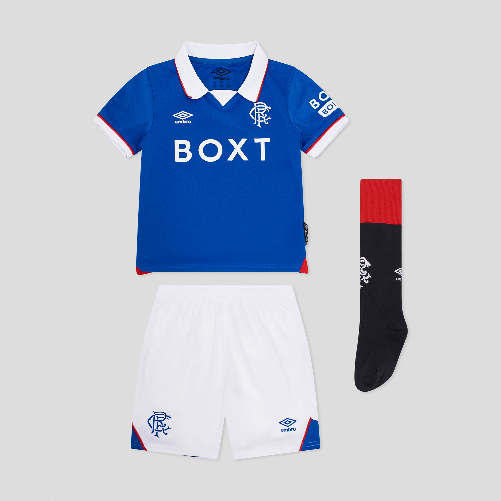Rangers 25/26 Home Infant Football Kit Lapis Blue/Brilliant White 2-3Yr