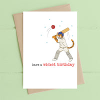 Wicket birthday - Greetings Card