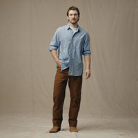 Chambray CPO Cotton Shirt