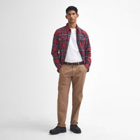 Washed Stretch Twill Tailored Fit Trouser