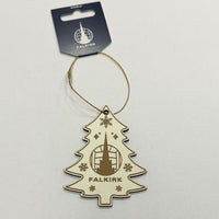 Falkirk Wooden Christmas Tree Decoration