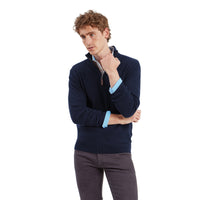 Lewis Lambswool 1/4 Zip Jumper