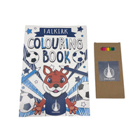 Falkirk Colouring Book & Pencils