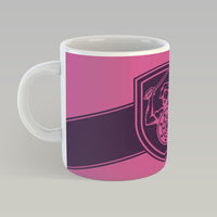 Falkirk Pink Highlander Badge Mug
