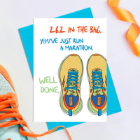 You've just run a marathon - Greetings Card