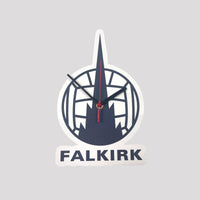 Falkirk Wooden Clock (Badge)