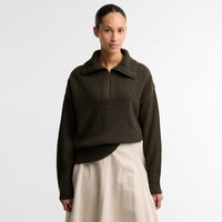 Lavensdale Half Zip Fleck Knitted Jumper Womens