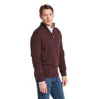 Lewis Lambswool 1/4 Zip Jumper